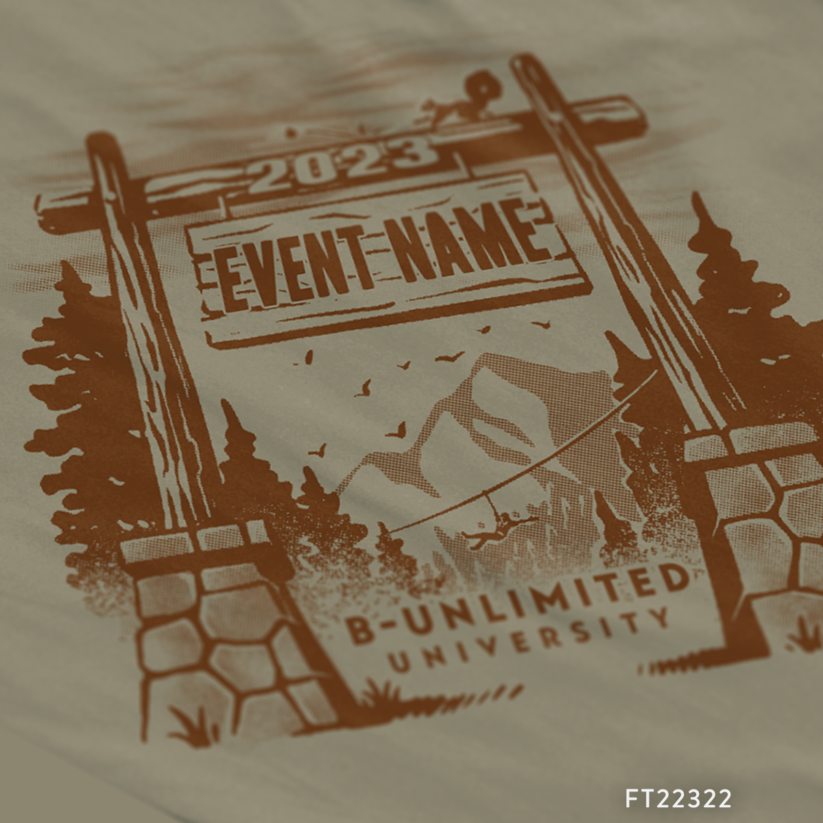 Fraternity Fall Retreat T Shirt Design B Unlimited Custom