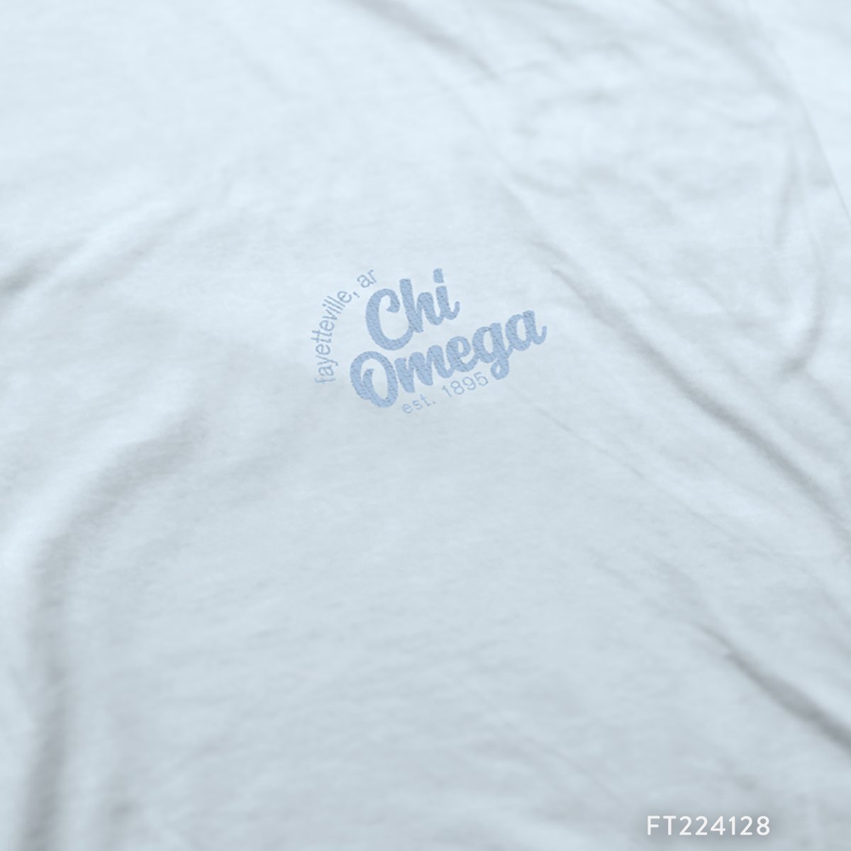 Chi Omega Simple PR T Shirt Design B Unlimited Custom Apparel Shop