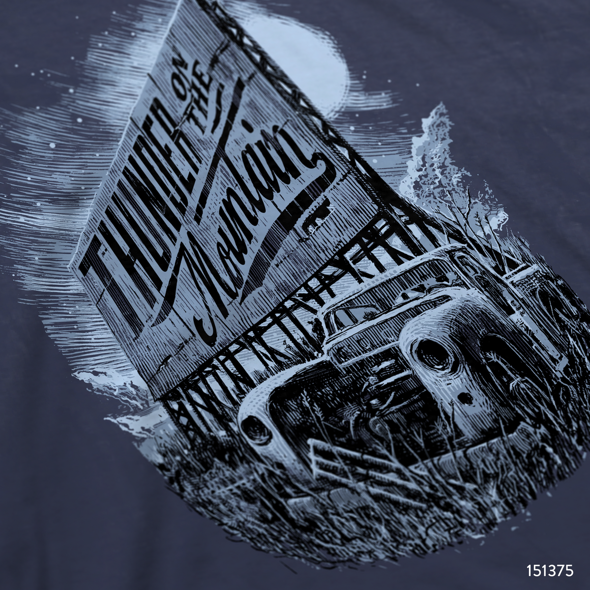 Thunder on the Mountain Custom T-Shirt Design