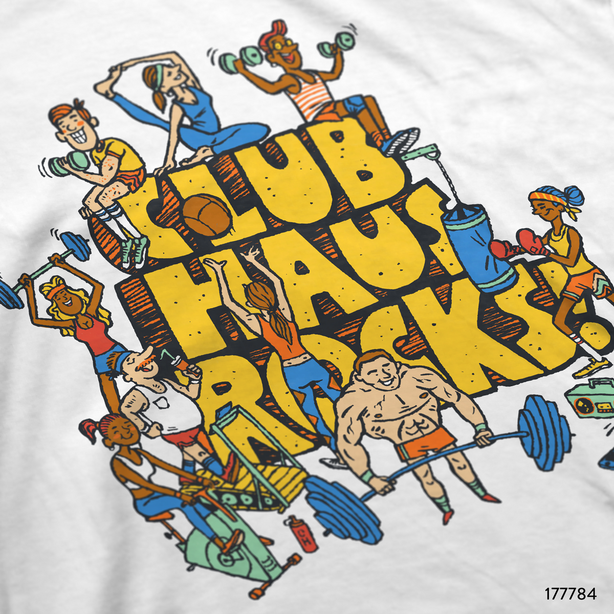 Club Haus Rocks PR T-Shirt Design