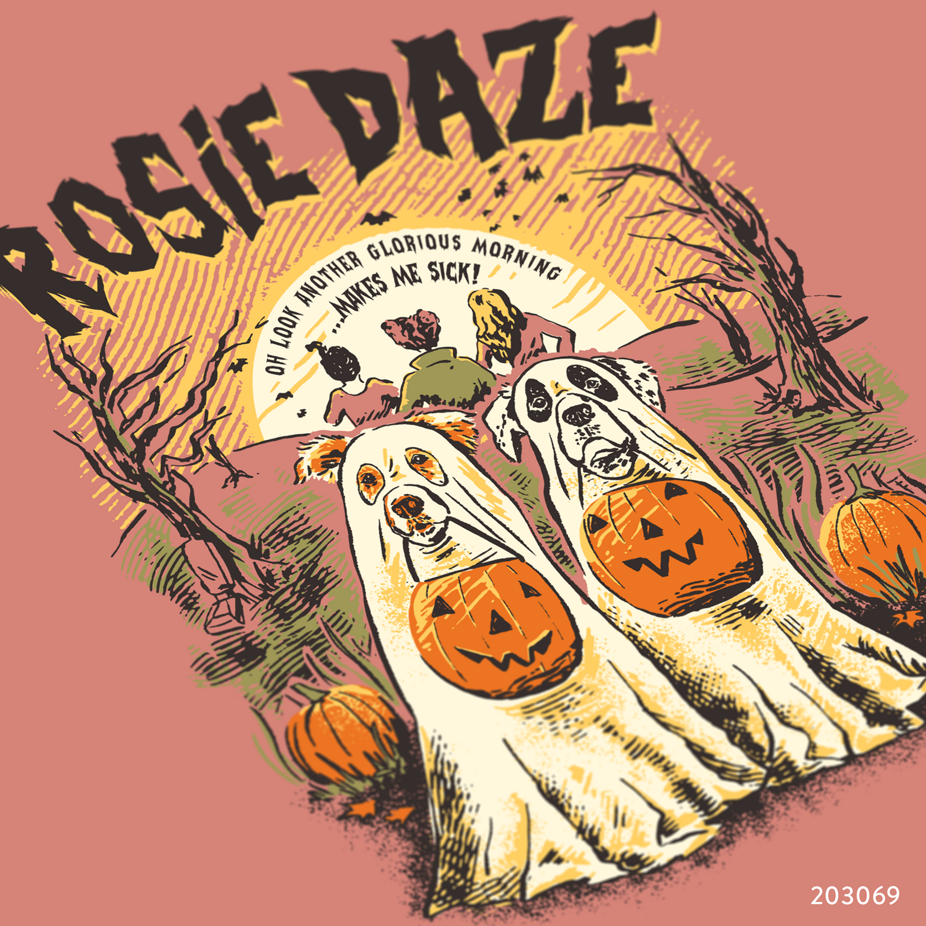 Rosie Daze Halloween T-Shirt Design