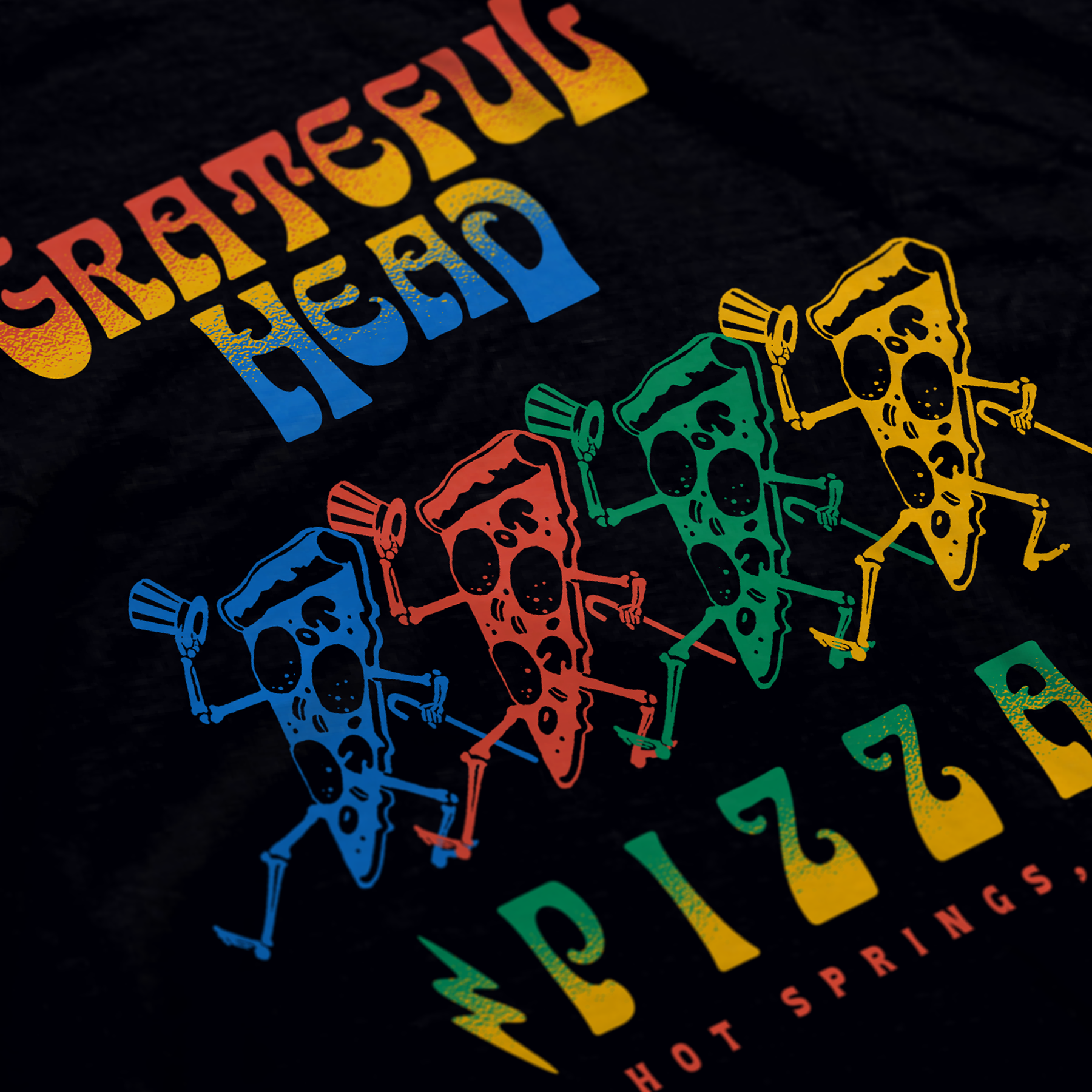 Grateful Head Pizza PR T-Shirt Design