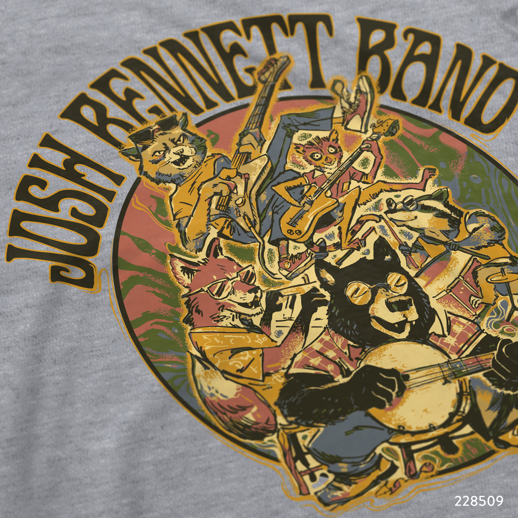 Josh Bennett Band T-Shirt Design