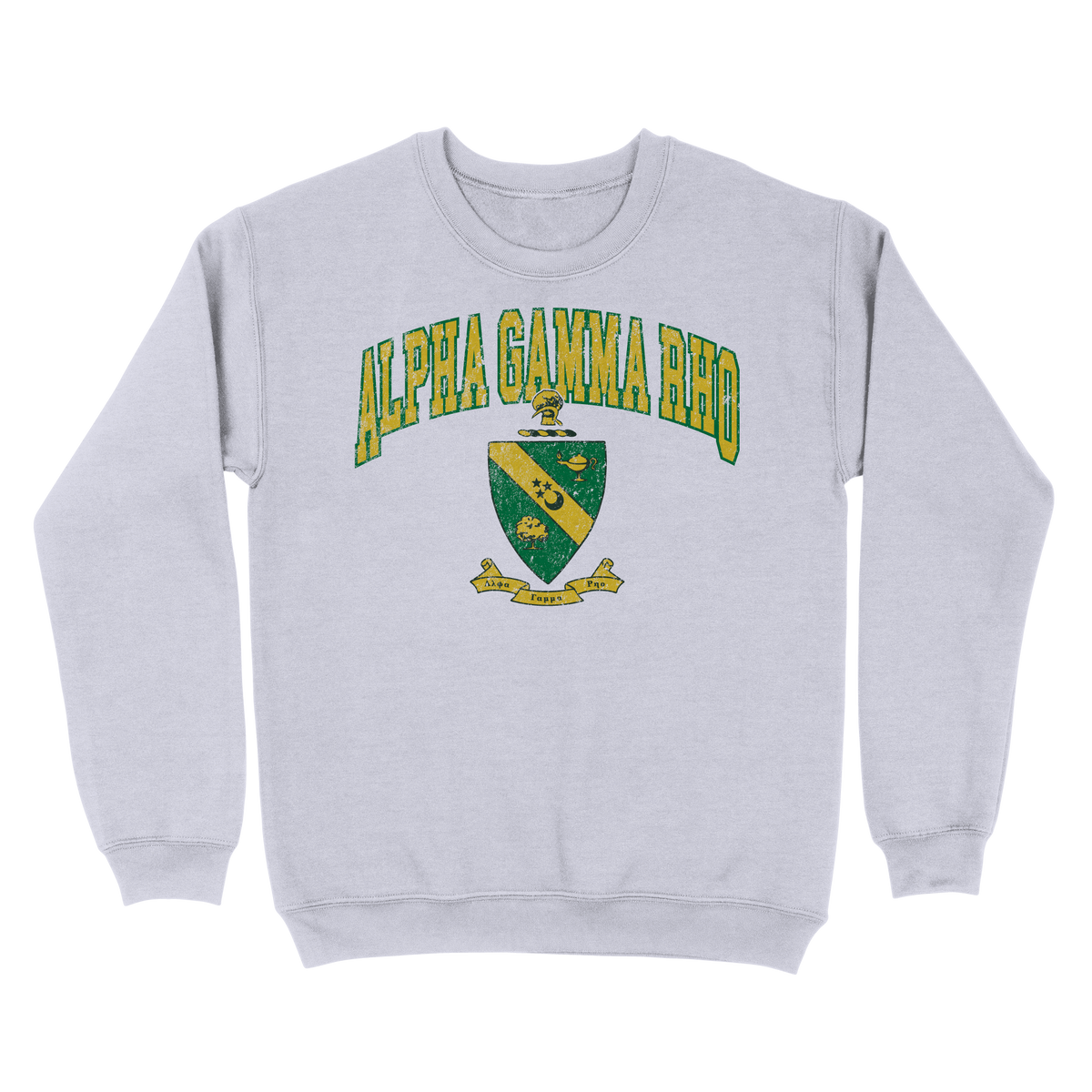 B-Greek- Vintage Crest Crewneck - Alpha Gamma Rho