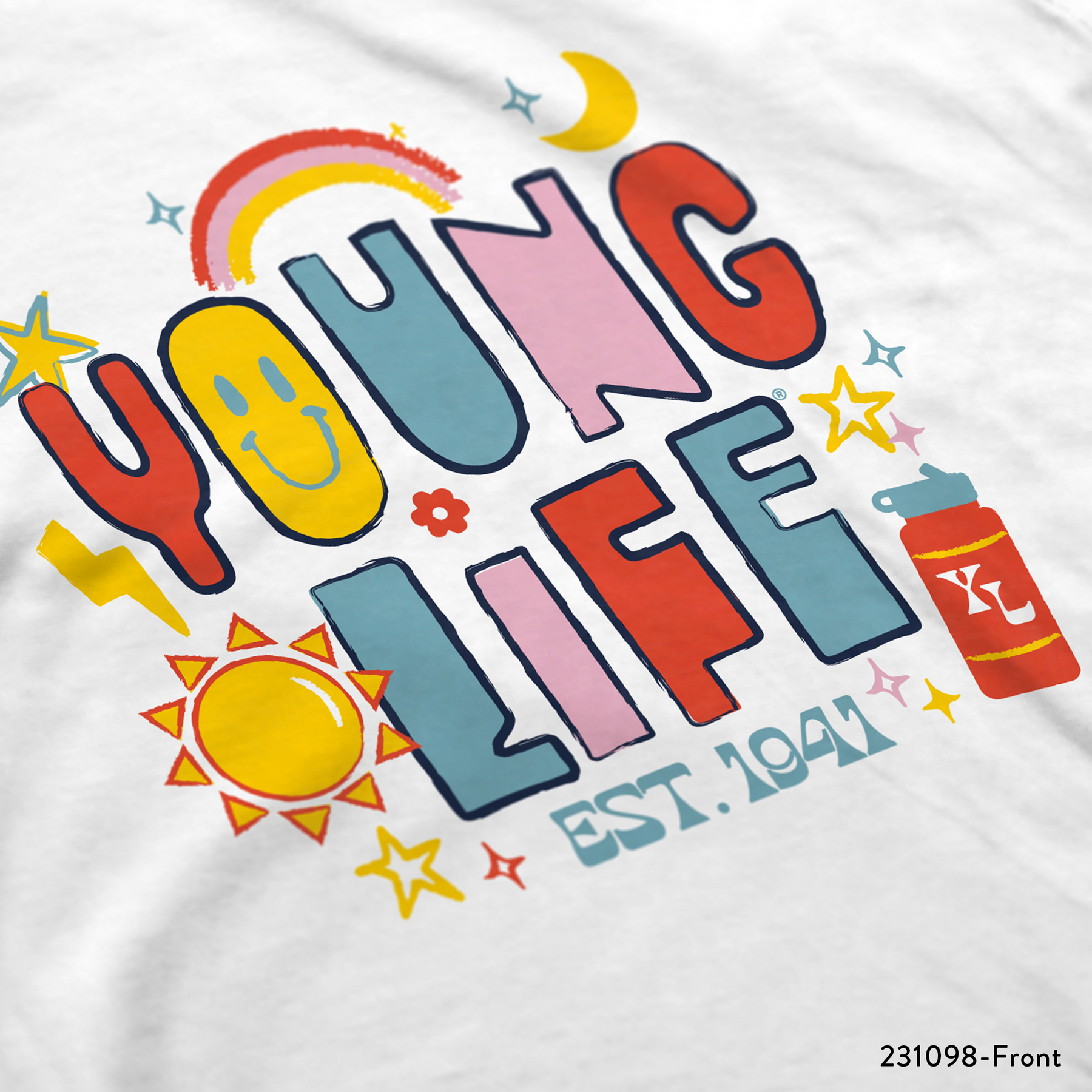 Young Life Camp Sketchbook Sweatshirt Design