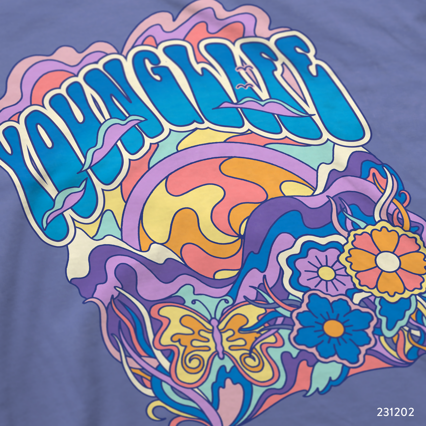 Groovy & Girly Young Life Camp T-Shirt Design