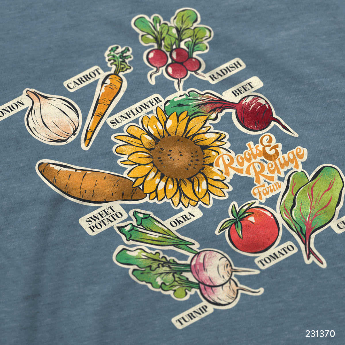 Roots & Refuge Garden Items T-Shirt Design