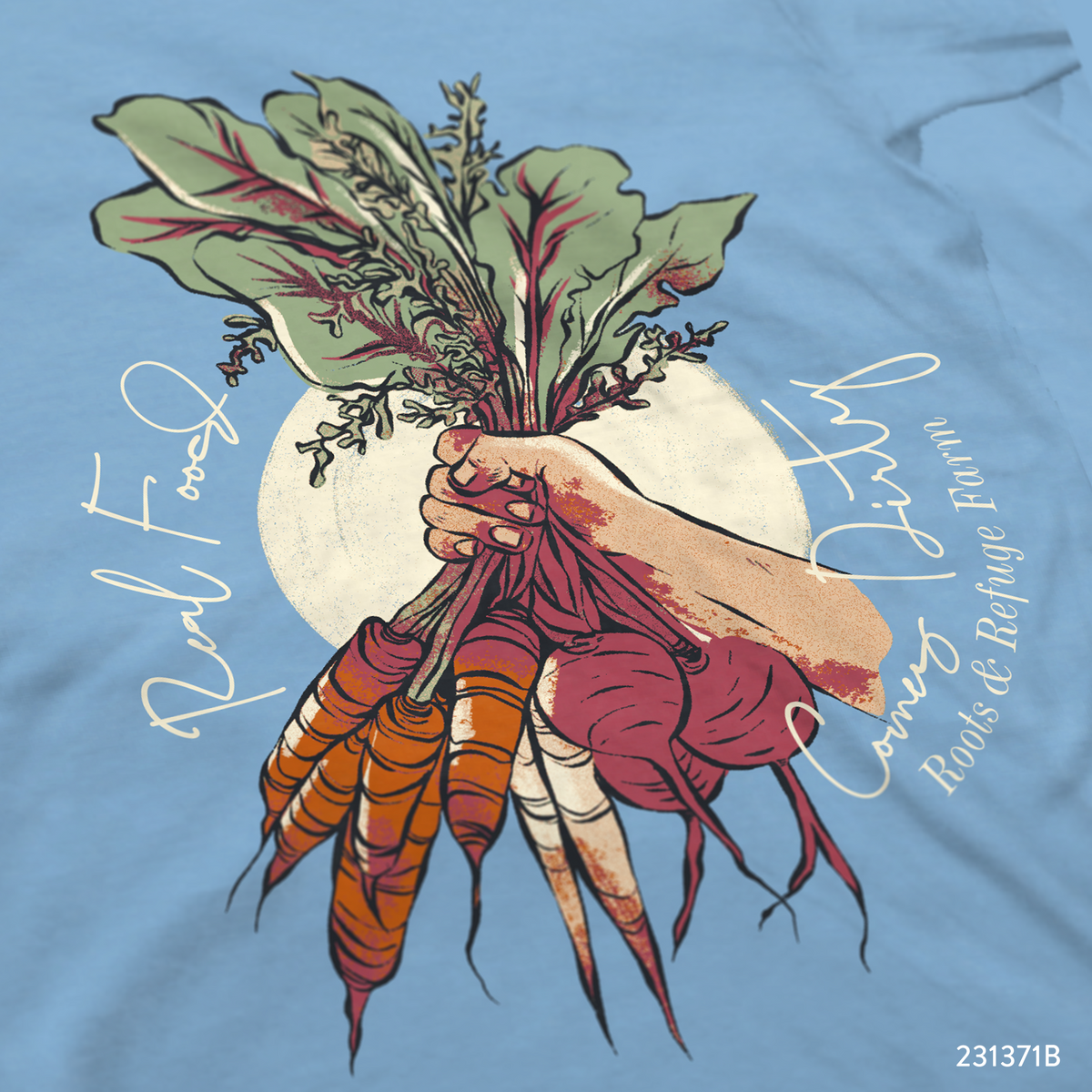 Roots & Refuge Fresh out of the Garden T-Shirt Design