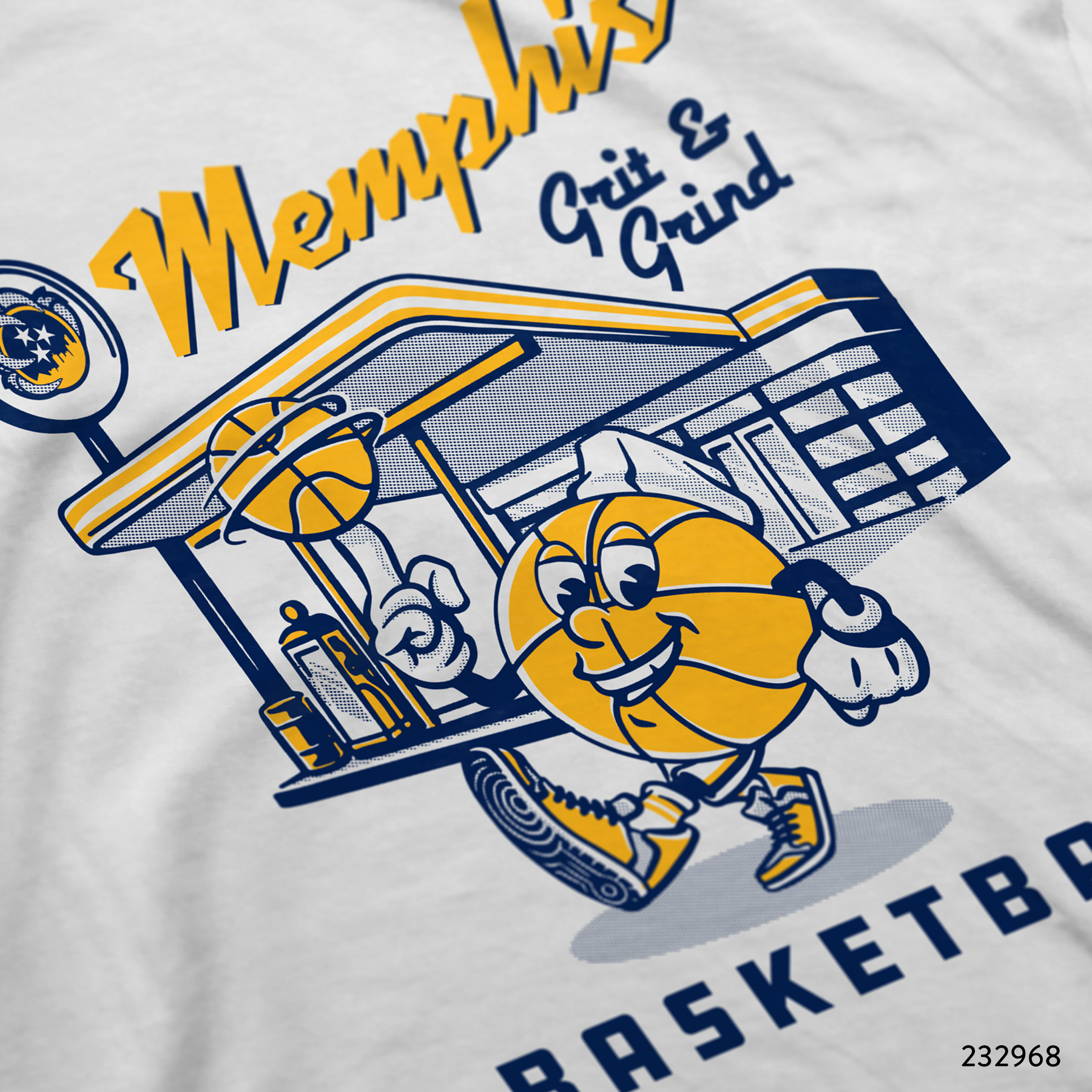 Oxbeau Memphis Basketball T-Shirt Design