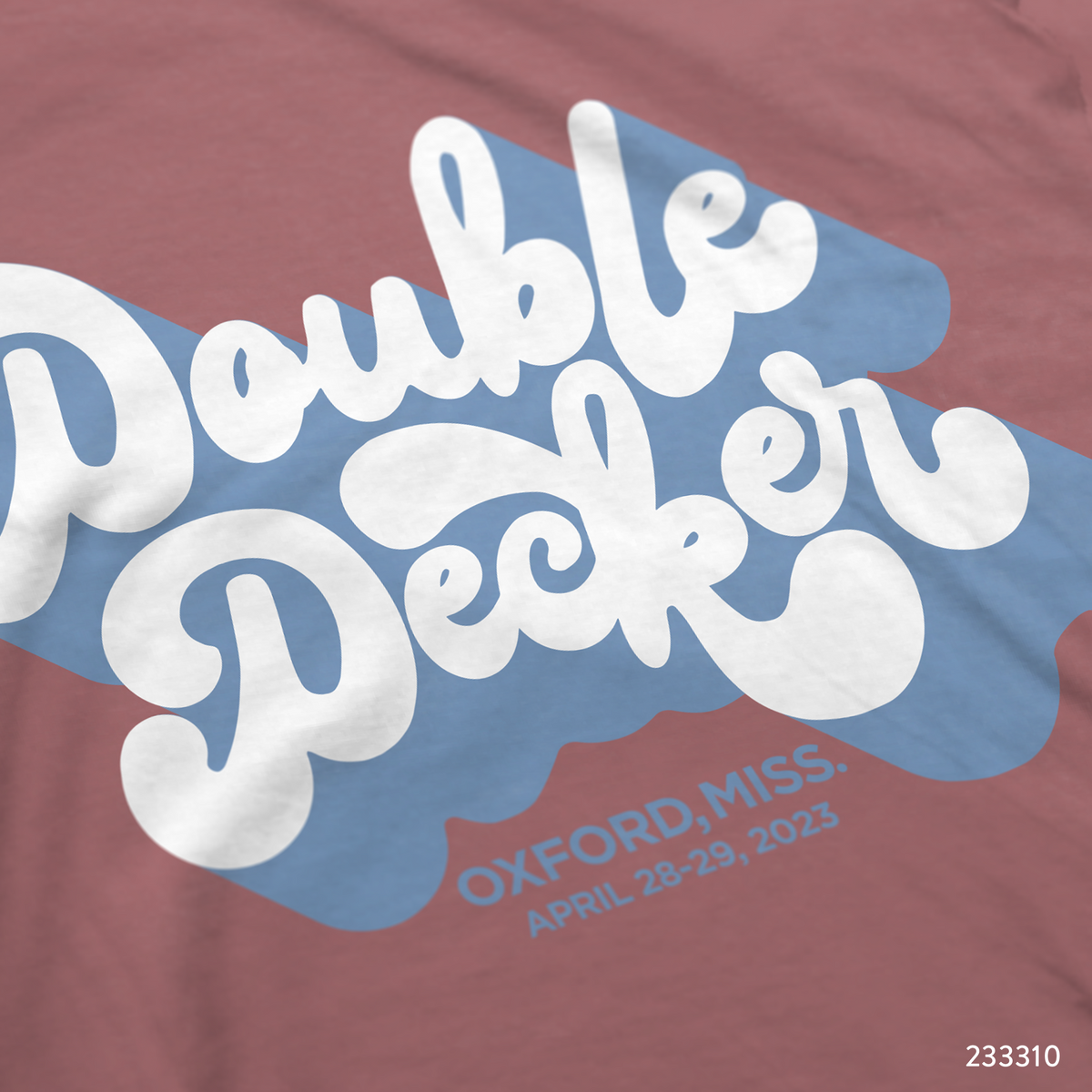 Double Decker Arts Festival T-Shirt Design