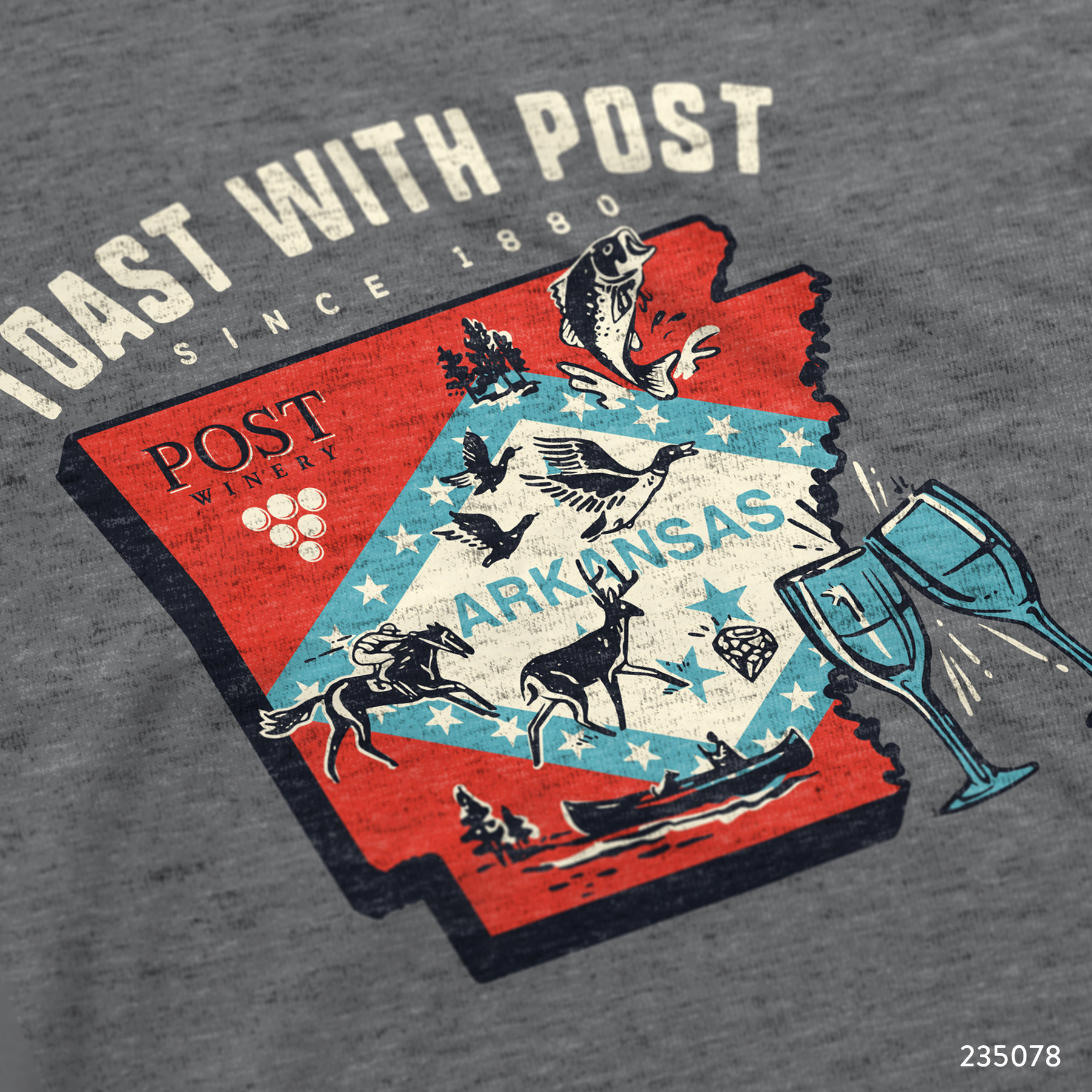 Post Winery Post With Toast T-Shirt Design