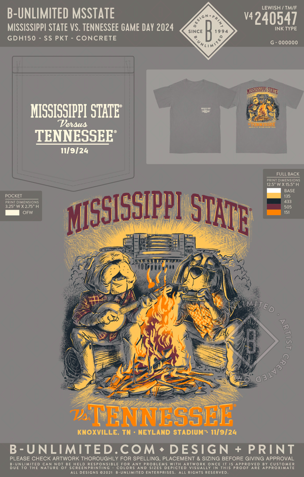 B-Unlimited Game Day - MSSTATE - Mississippi State Vs. Tennessee Game ...