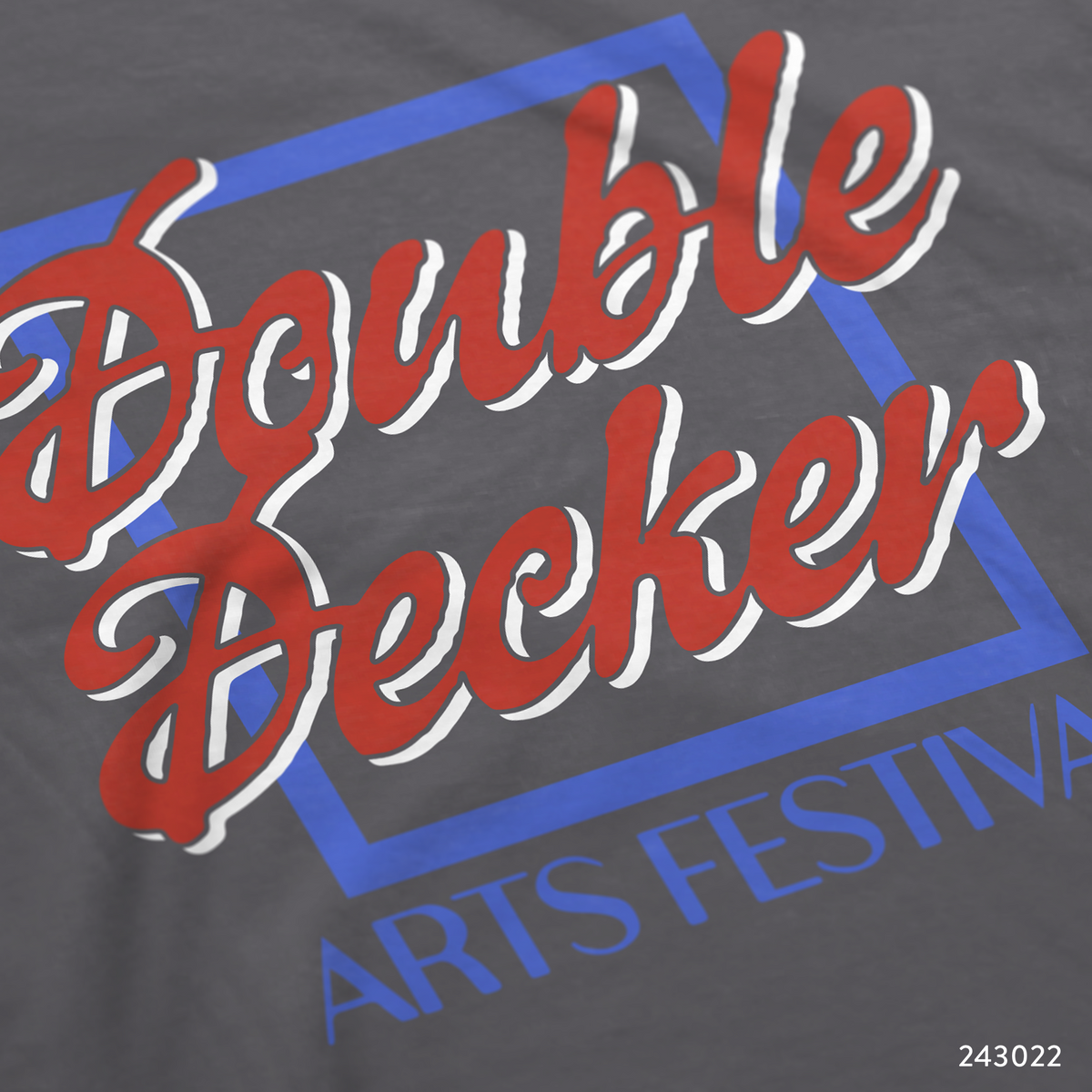 Double Decker Arts Festival Custom T-Shirt Design