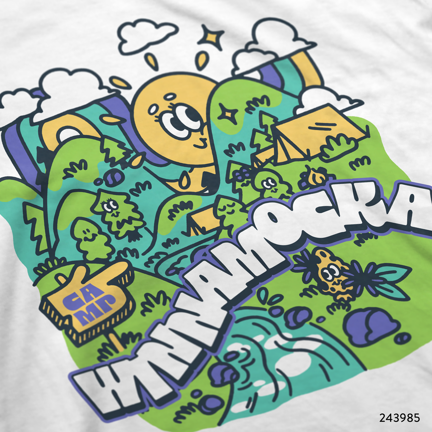 Camp Winnamocka T-Shirt Design