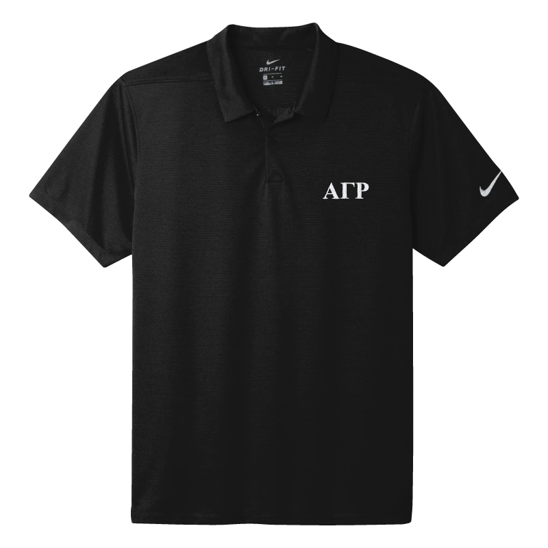 B-Greek - Black Nike Polo - Alpha Gamma Rho