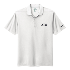 B-Greek - White Nike Polo - Alpha Tau Omega