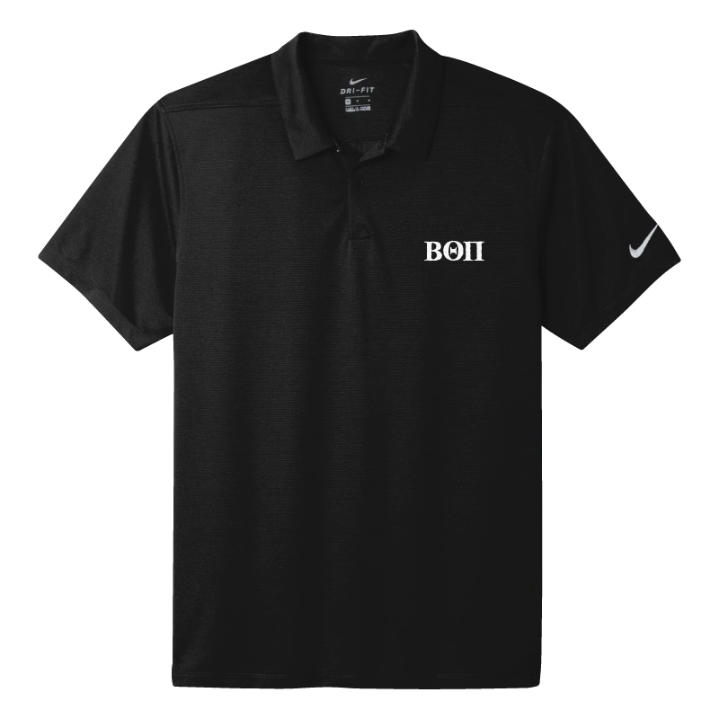 B-Greek - Black Nike Polo - Beta Theta Pi