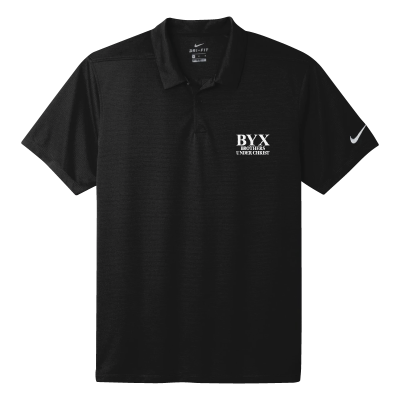 B-Greek - Black Nike Polo - Beta Upsilon Chi