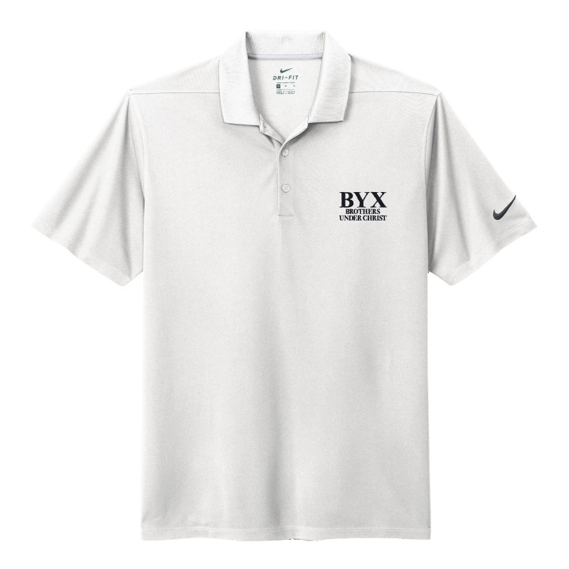 B-Greek - White Nike Polo - Beta Upsilon Chi