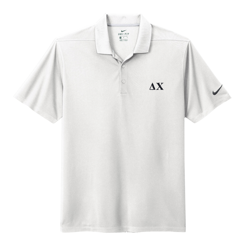 B-Greek - White Nike Polo - Delta Chi