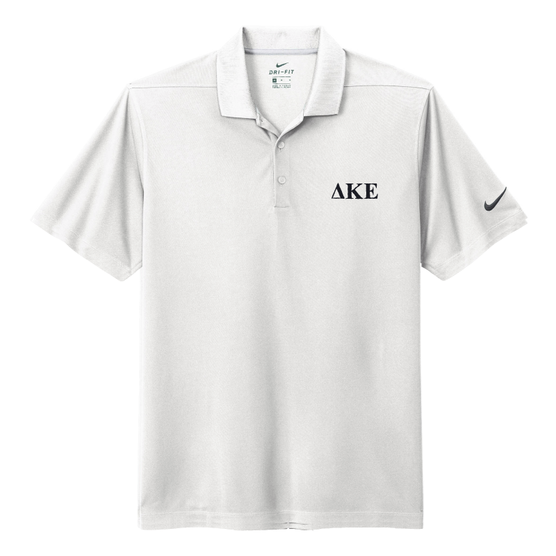 B-Greek - White Nike Polo - Delta Kappa Epsilon