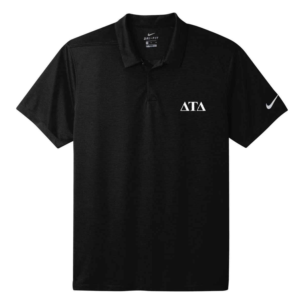 B-Greek - Black Nike Polo - Delta Tau Delta