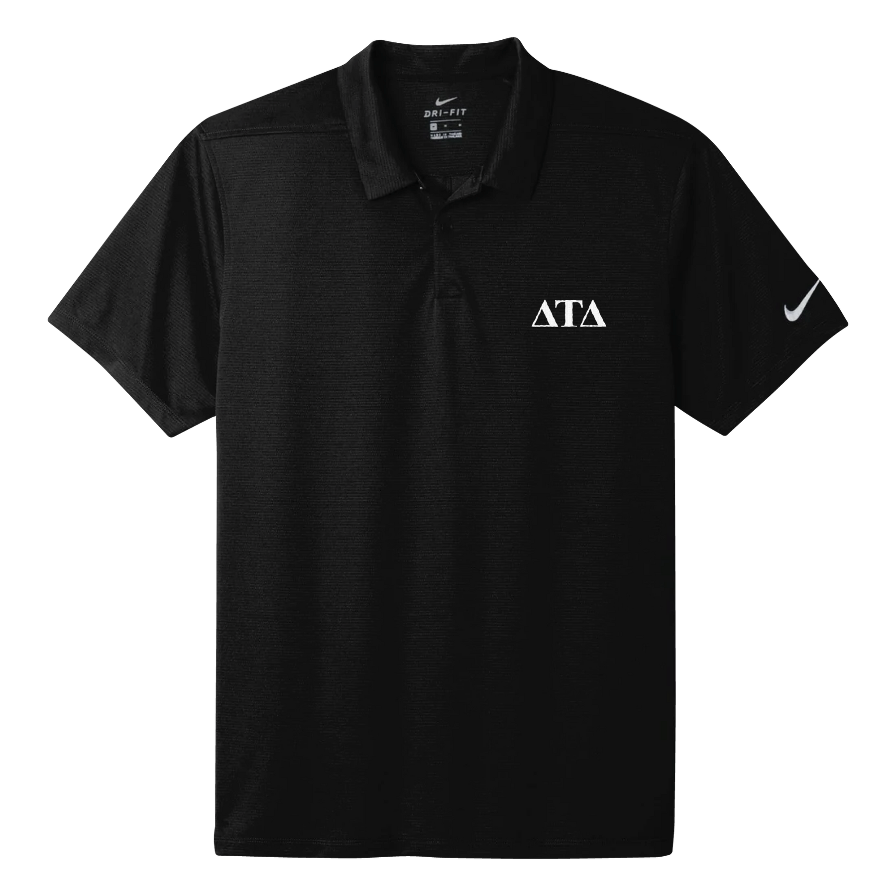 B-Greek - Black Nike Polo - Delta Tau Delta