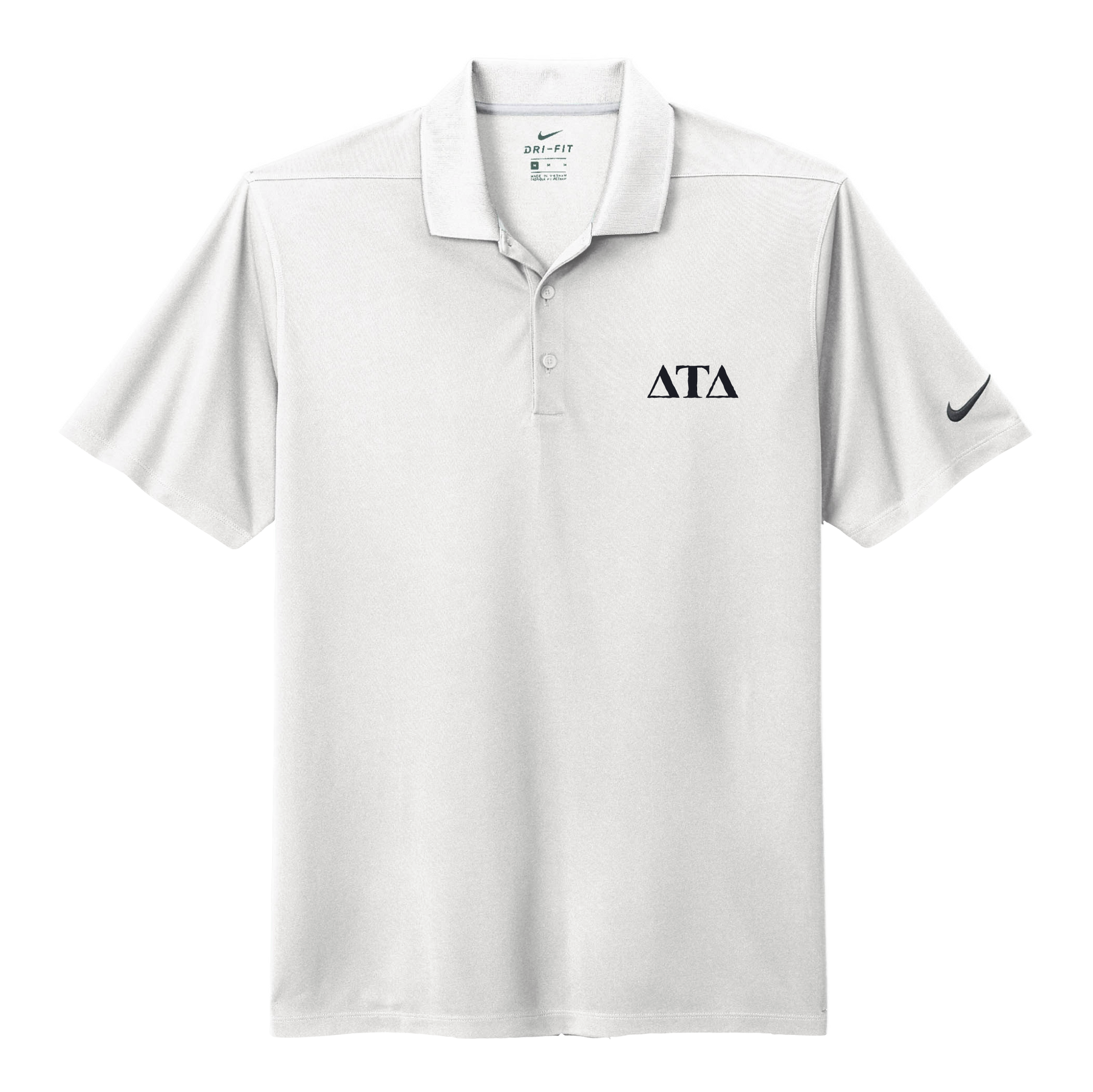 B-Greek - White Nike Polo -  Delta Tau Delta