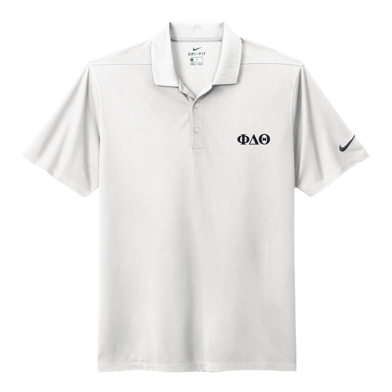 B-Greek - White Nike Polo - Phi Delta Theta