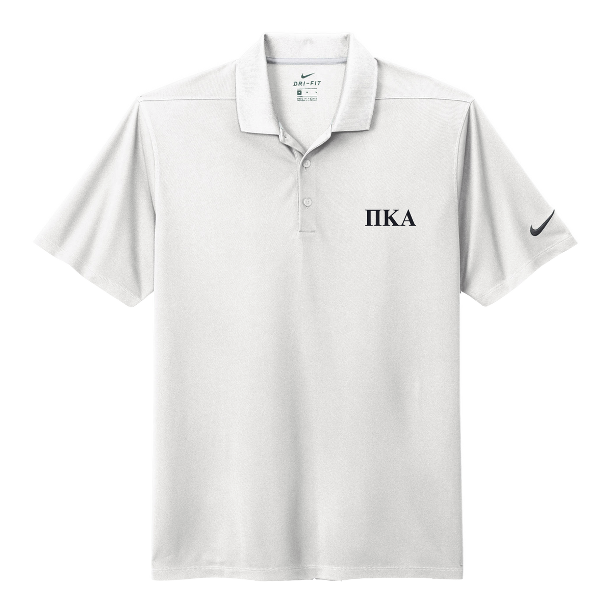 B-Greek - White Nike Polo - Pi Kappa Alpha