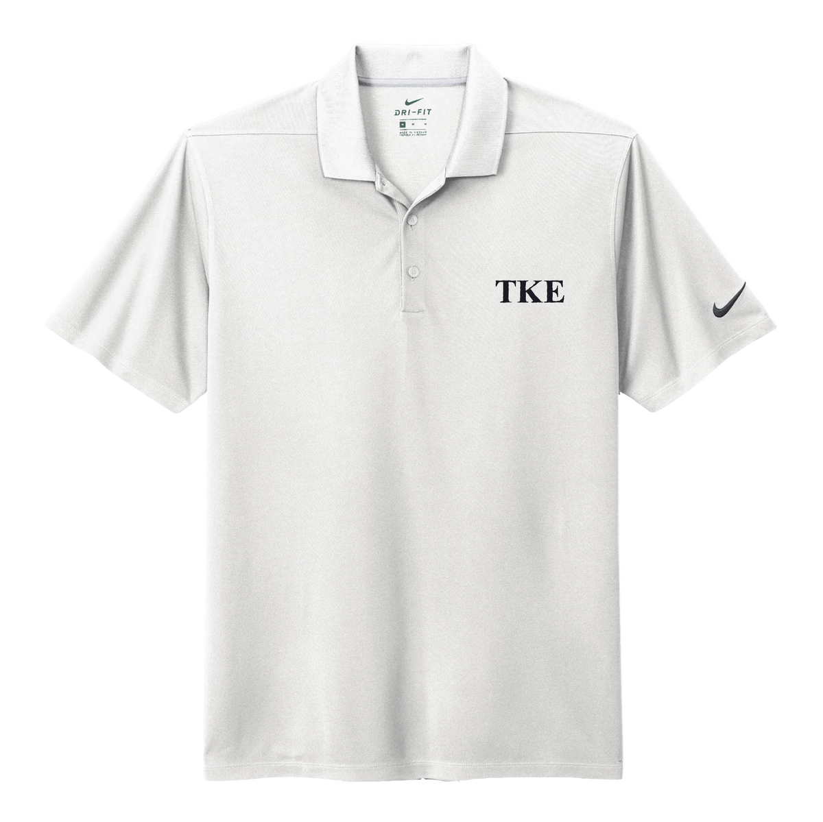 B-Greek - White Nike Polo - Tau Kappa Epsilon