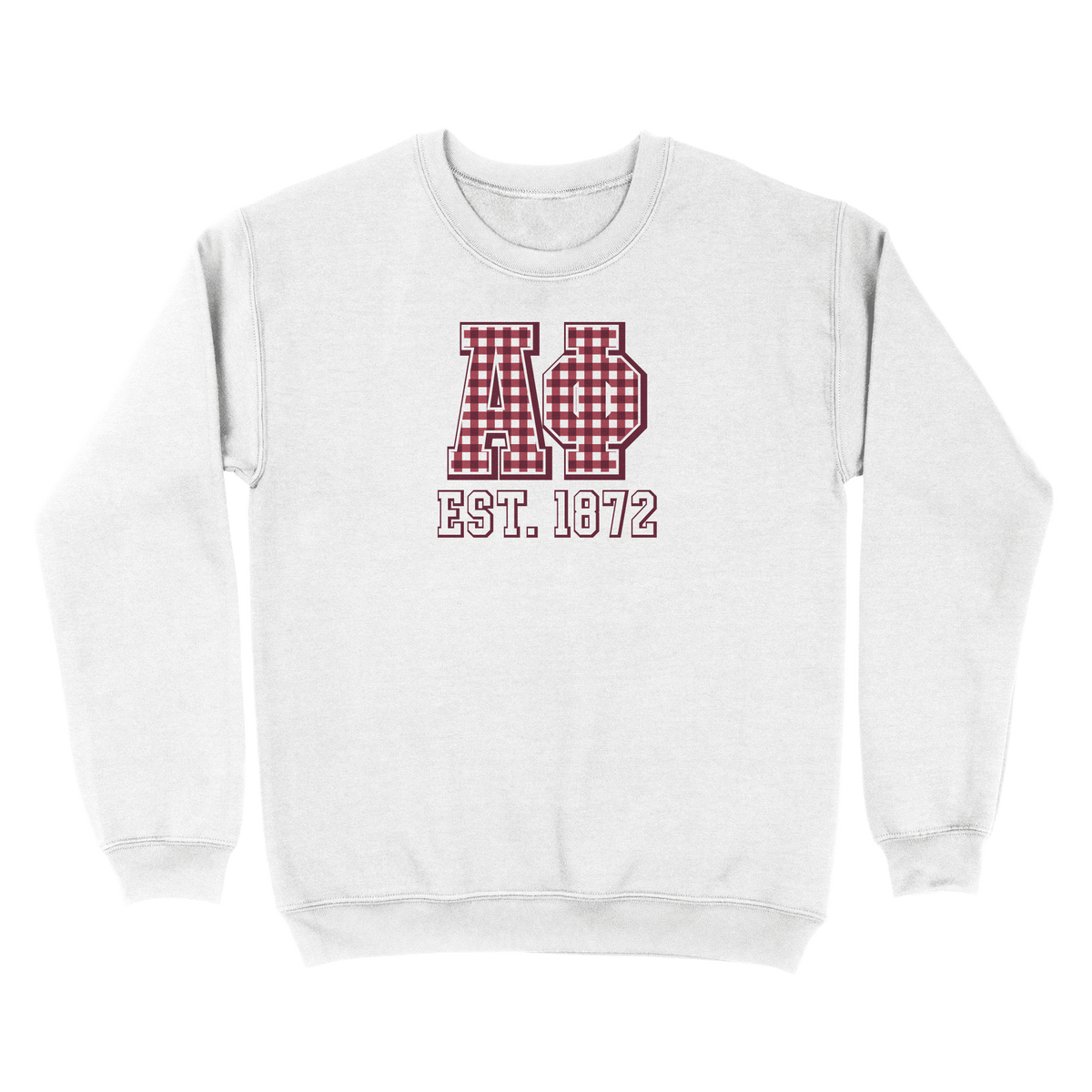 B-Greek - Gingham PR Sweatshirt - Alpha Phi