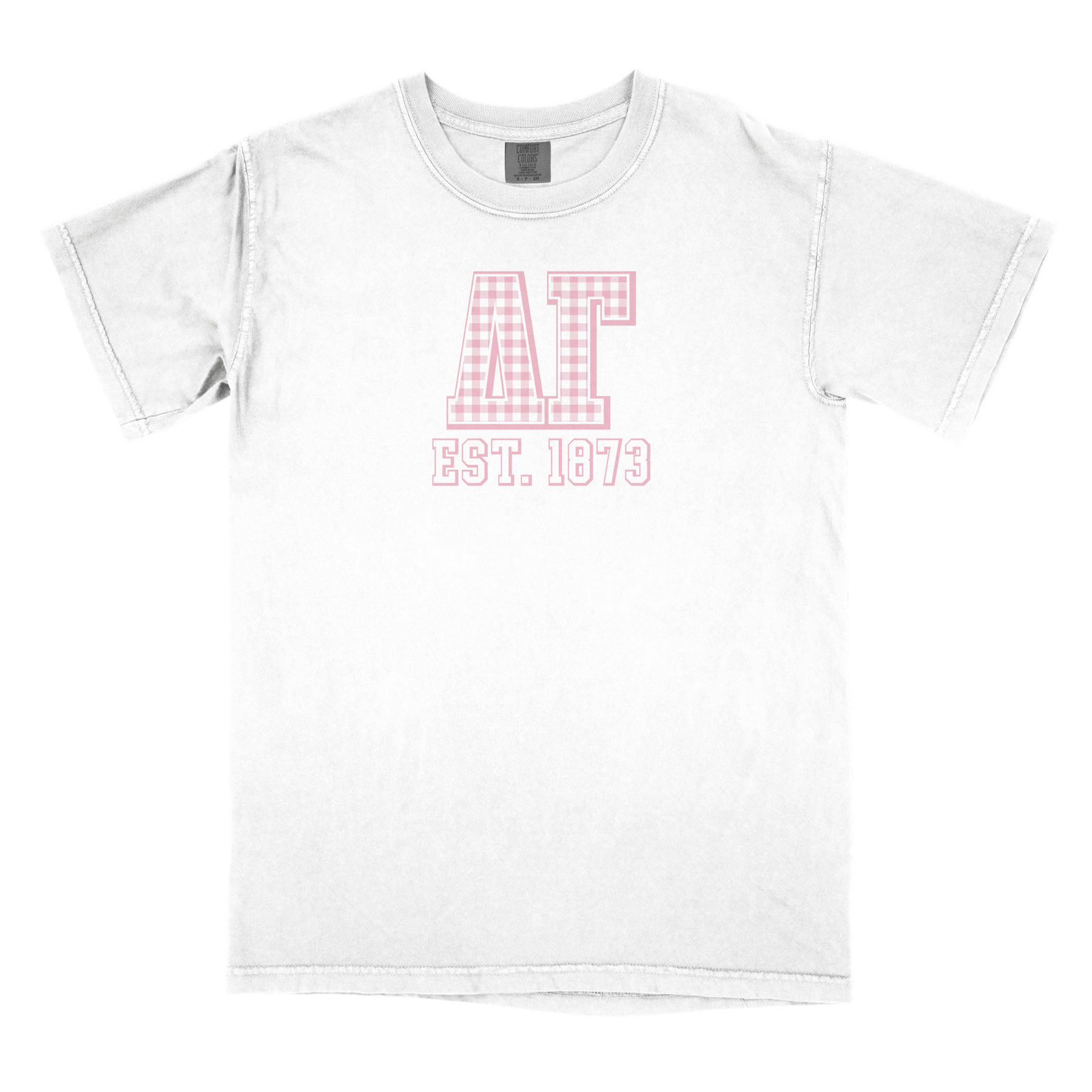 B-Greek - Gingham PR  T-Shirt - Delta Gamma