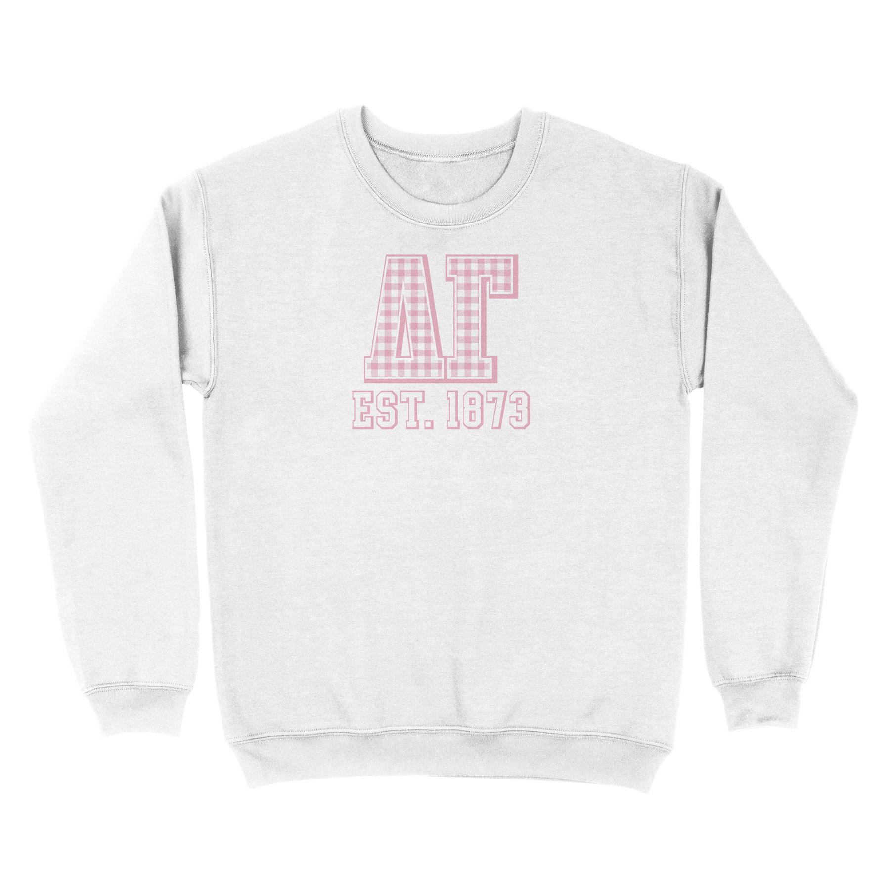 B-Greek - Gingham PR Sweatshirt - Delta Gamma