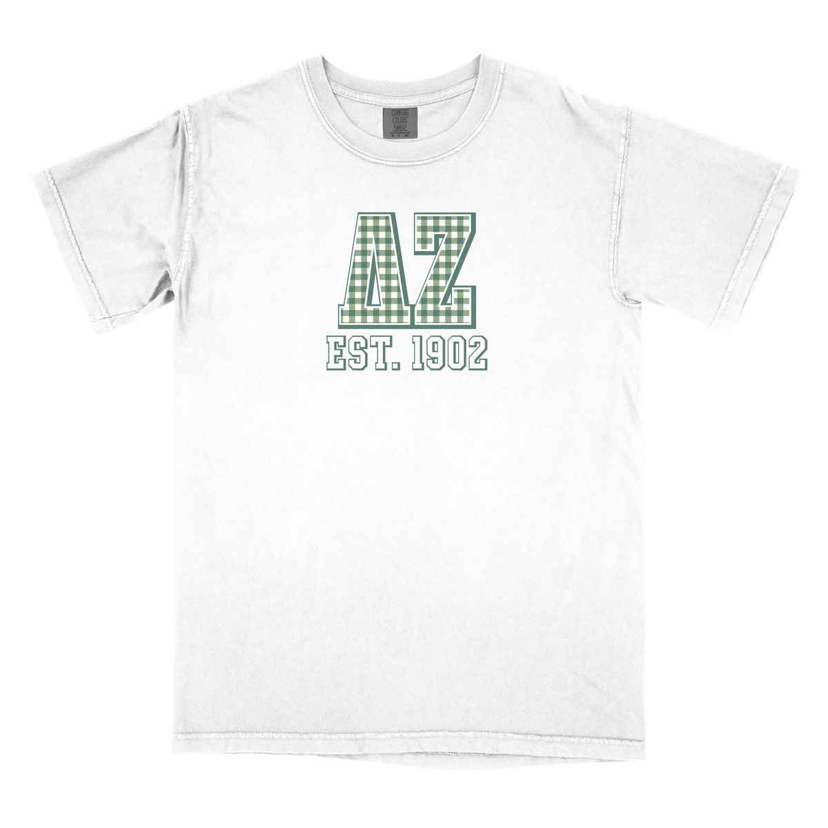 B-Greek - Gingham PR T-Shirt - Delta Zeta