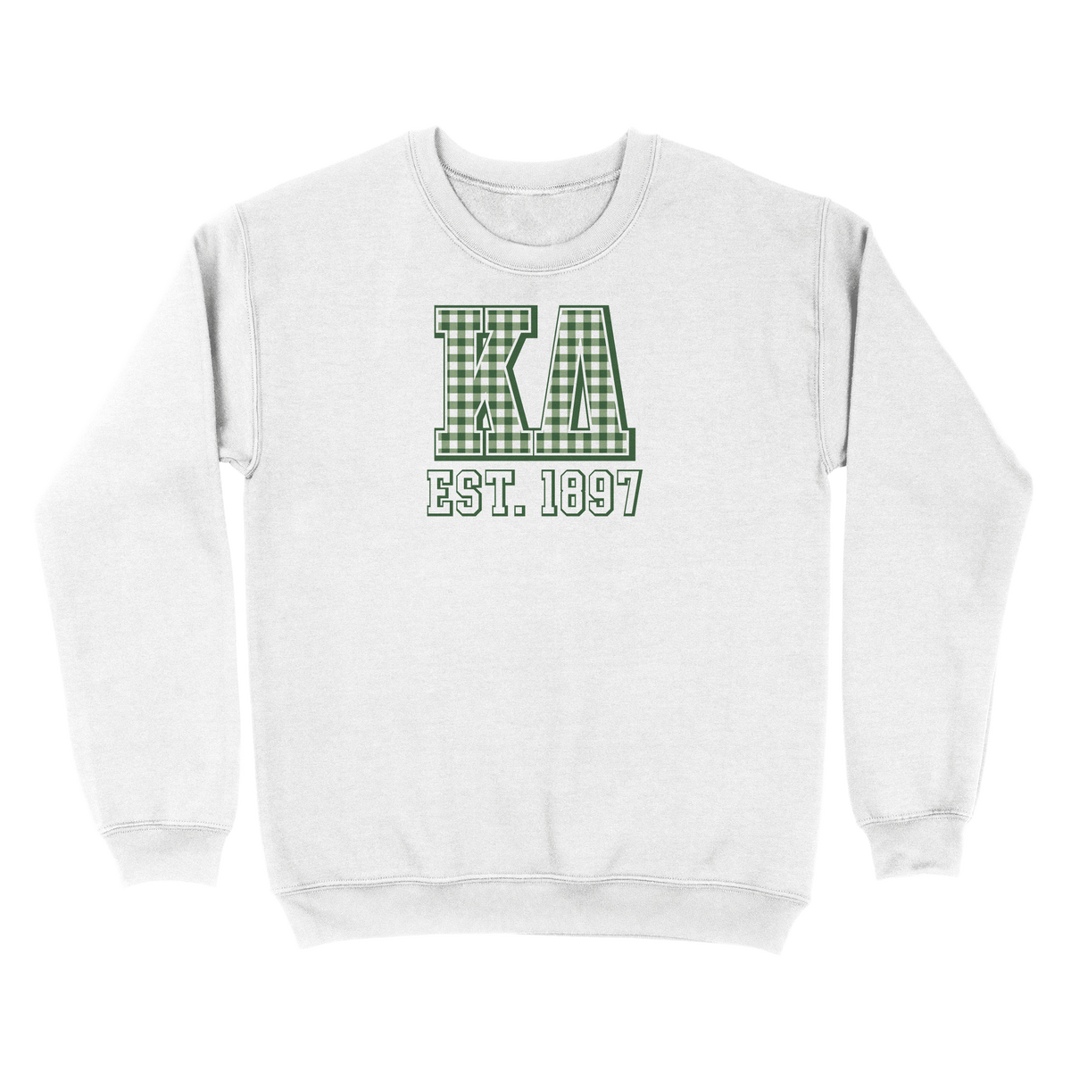 B-Greek - Gingham PR Sweatshirt - Kappa Delta