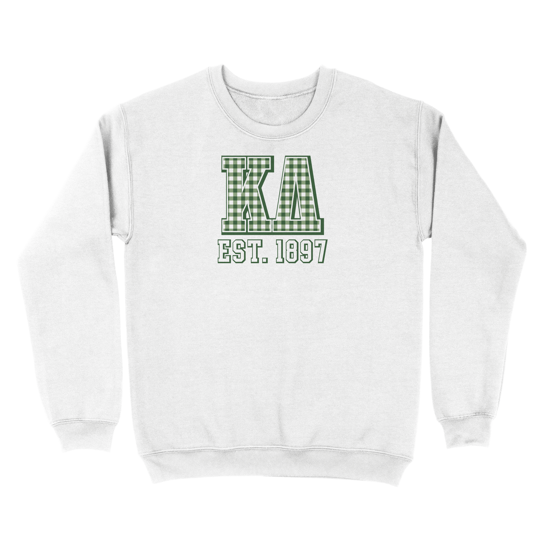 B-Greek - Gingham PR Sweatshirt - Kappa Delta