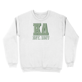 B-Greek - Gingham PR Sweatshirt - Kappa Delta