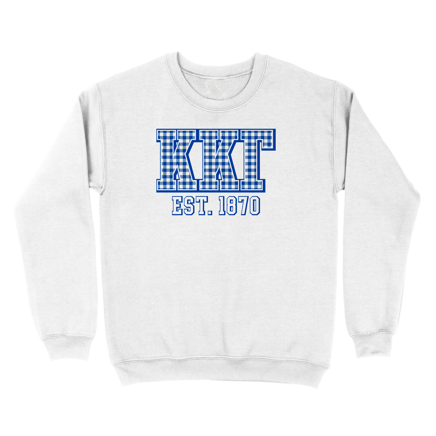 B-Greek - Gingham PR Sweatshirt  - Kappa Kappa Gamma