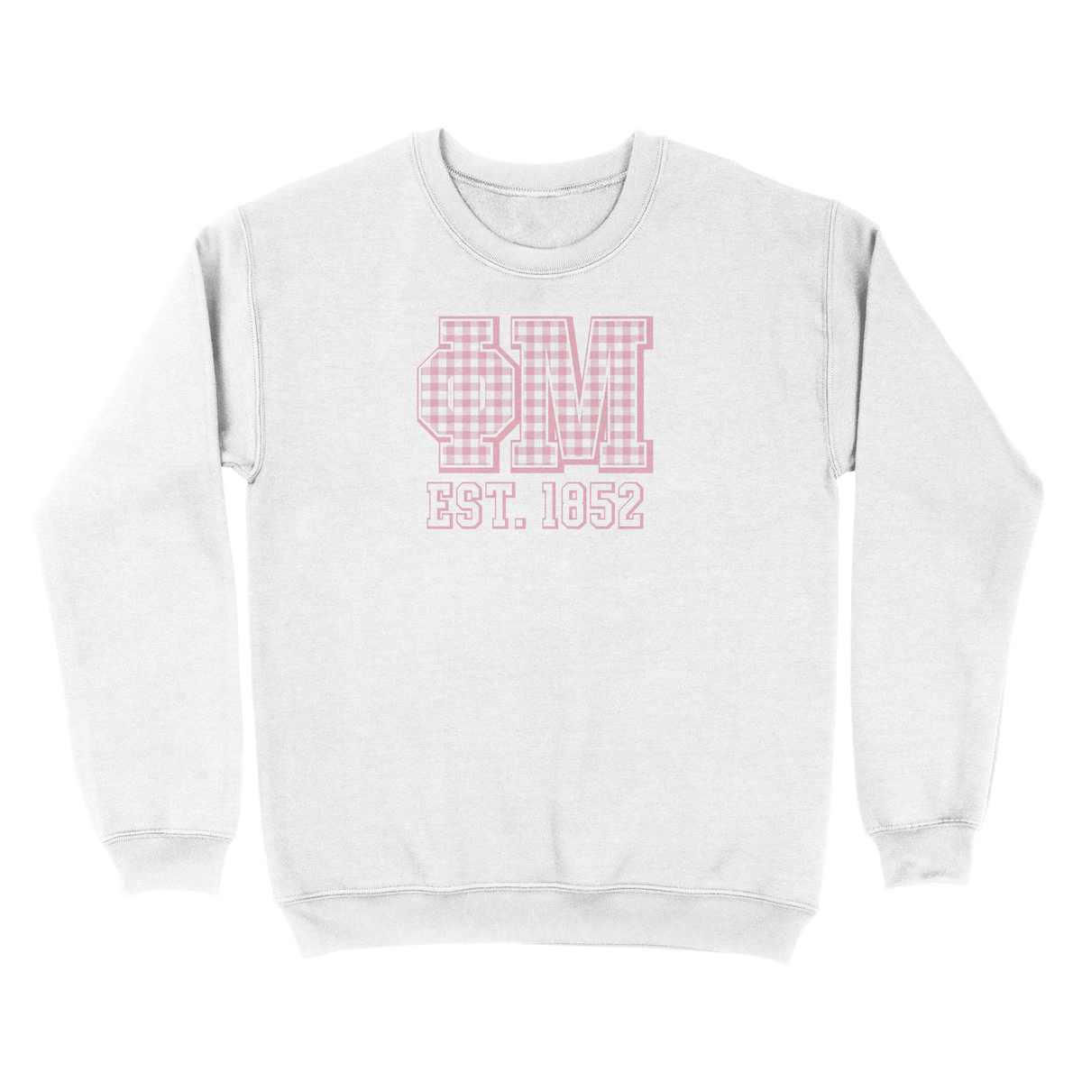 B-Greek - Gingham PR Sweatshirt - Phi Mu