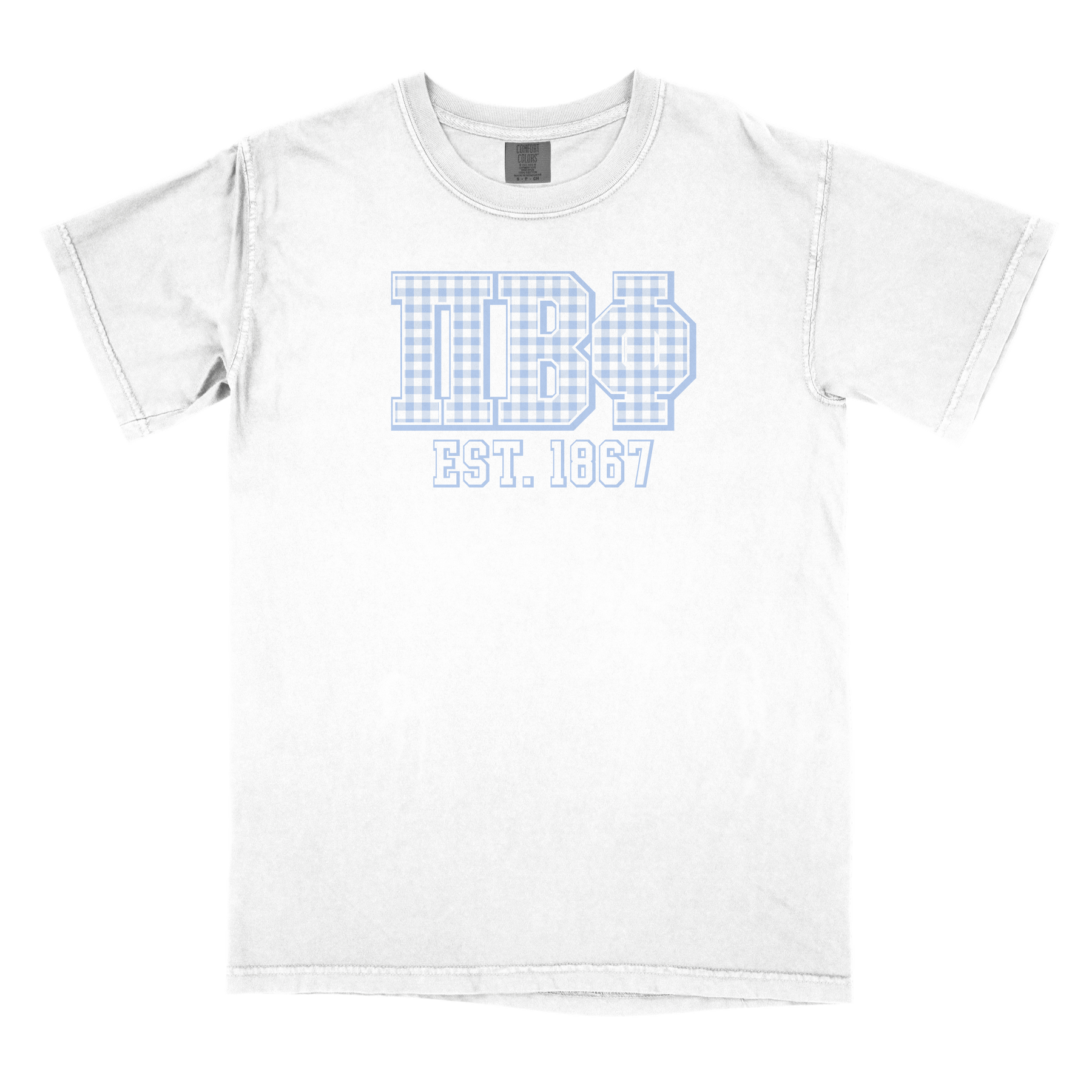 B-Greek - Gingham PR T-Shirt  - Pi Beta Phi