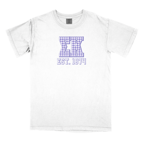 B-Greek - Gingham PR T-Shirt - Sigma Kappa