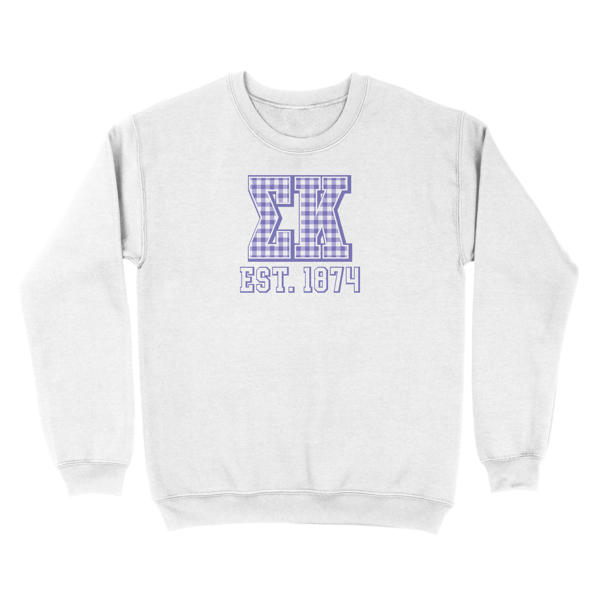 B-Greek - Gingham PR Sweatshirt - Sigma Kappa