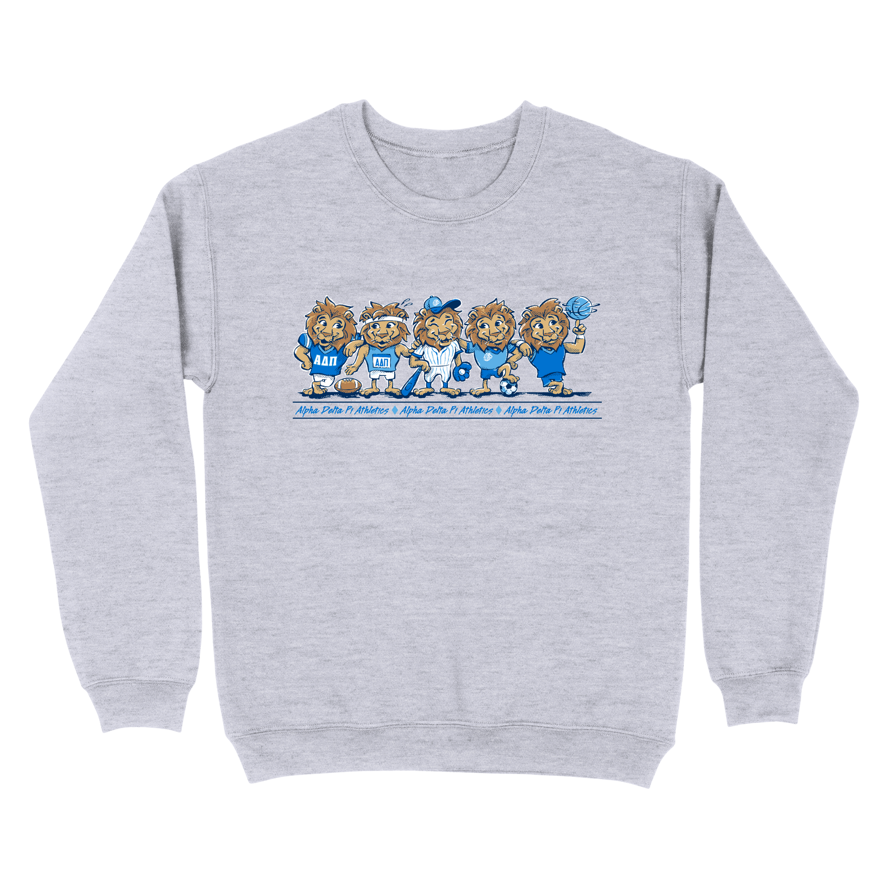 B-Greek - Athletic Club Sweatshirt - Alpha Delta Pi