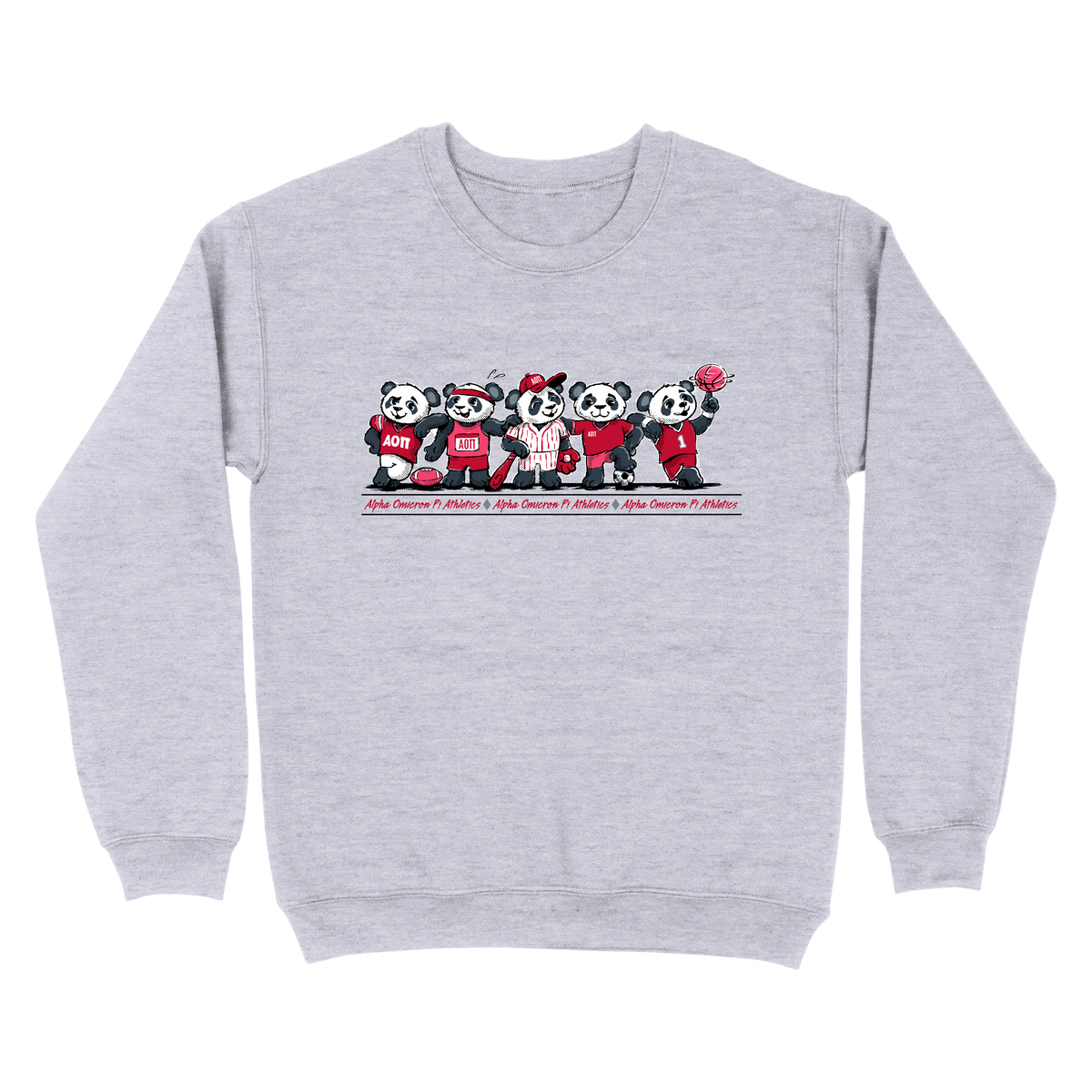 B-Greek - Athletic Club Sweatshirt - Alpha Omicron Pi