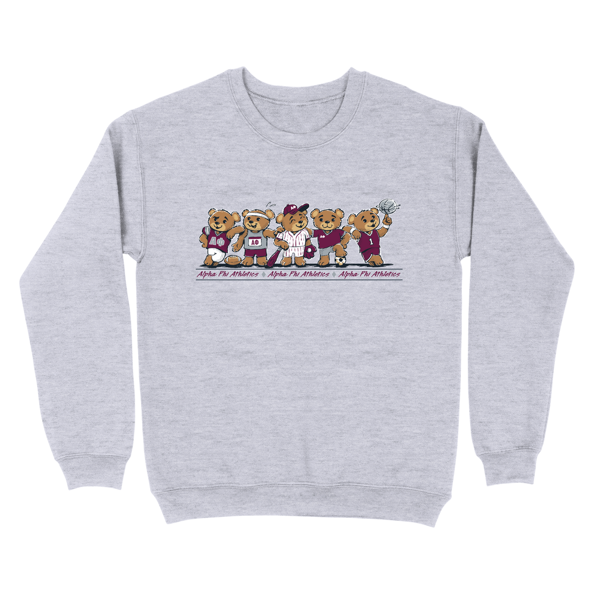 B-Greek - Athletic Club Sweatshirt - Alpha Phi