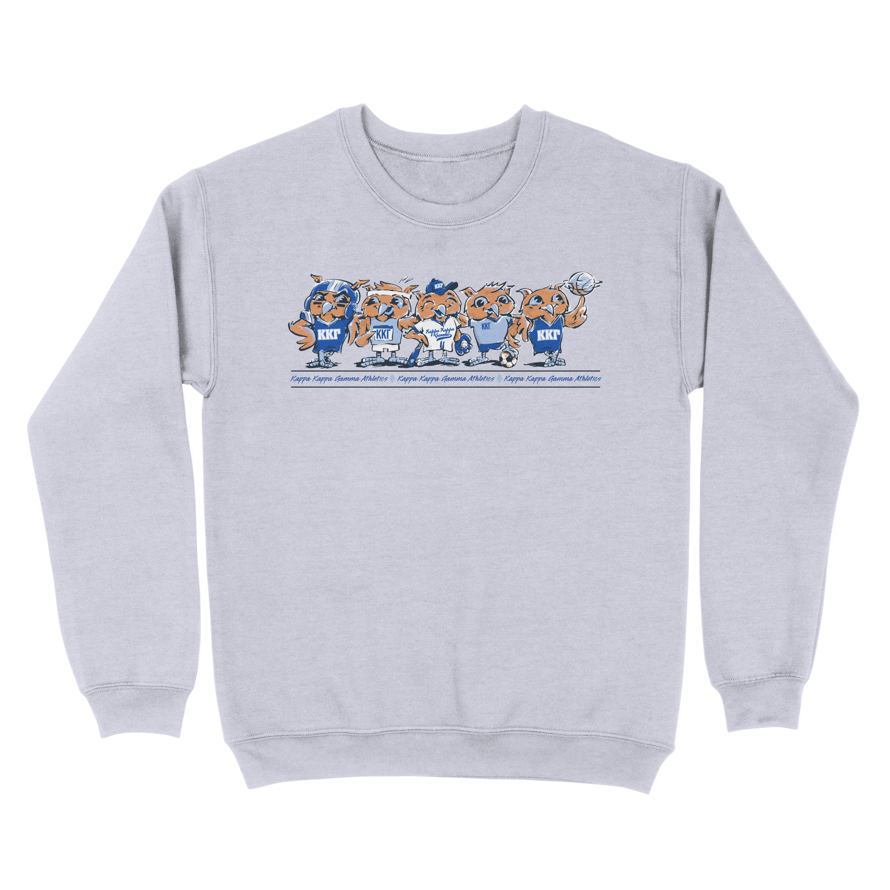 B-Greek - Athletic Club Sweatshirt - Kappa Kappa Gamma