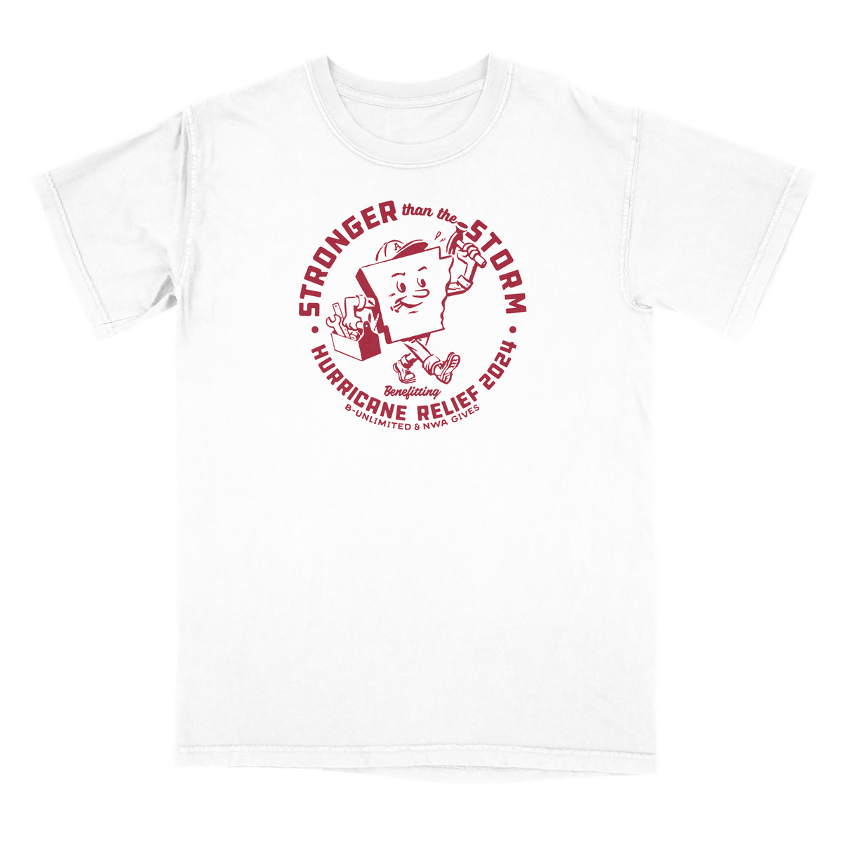 B X NWA Gives Hurricane Relief - Short Sleeve T-Shirt