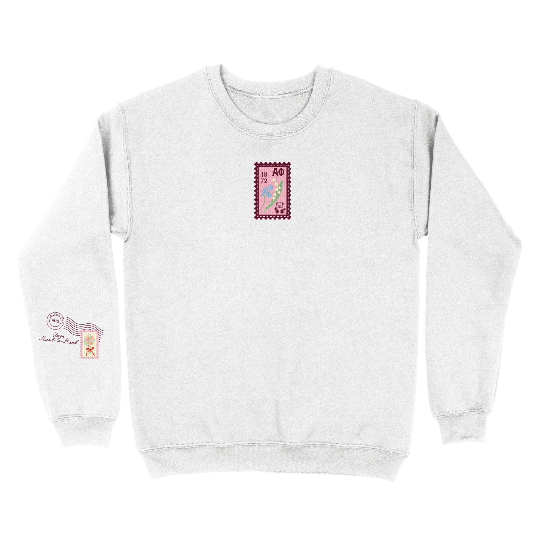 B-Greek - Stamp Crewneck  -  Alpha Phi