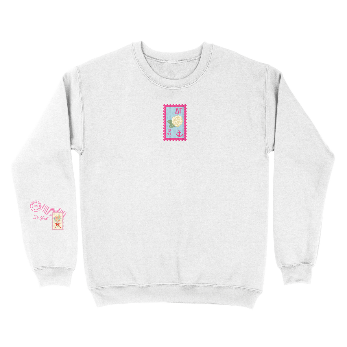 B-Greek - Stamp Crewneck  -  Delta Gamma